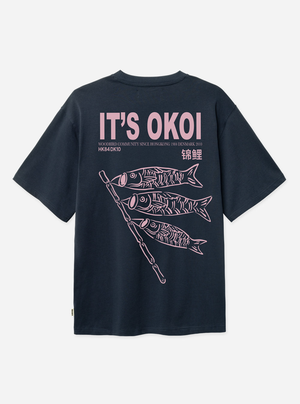 Baine Koi Tee - Dark Navy – We Are Labels // LABELS GROUP