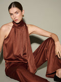 Hazel Halter Top - Red