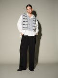 Roxie Knit Spencer - Grey