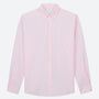 Andrew Oxford Loose Shirt - Pink Stripe