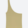 Dakota One Shoulder Tanktop - Taupe