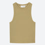 Delia Cropped Tanktop - Taupe