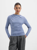Edie LS Top - Light Blue