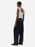 Eleanor Trouser - Navy Pinstripe