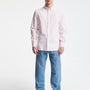 James Oxford Regular Shirt - Light Pink Stripe