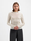 Jennie Sequin Top - Sand
