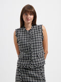 Jimmie Tweed Gilet - Black