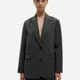 Kainoa Blazer - Grey Pinstripe