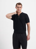 Leo SS Polo - Black