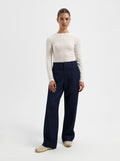Lea Denim Trousers - Dark Blue