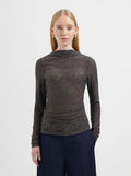 Libbie Mesh Top - Grey