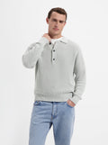 Miles LS Polo - Light Grey