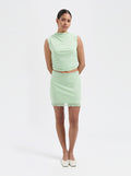Abbie Mesh Skirt - Light Green