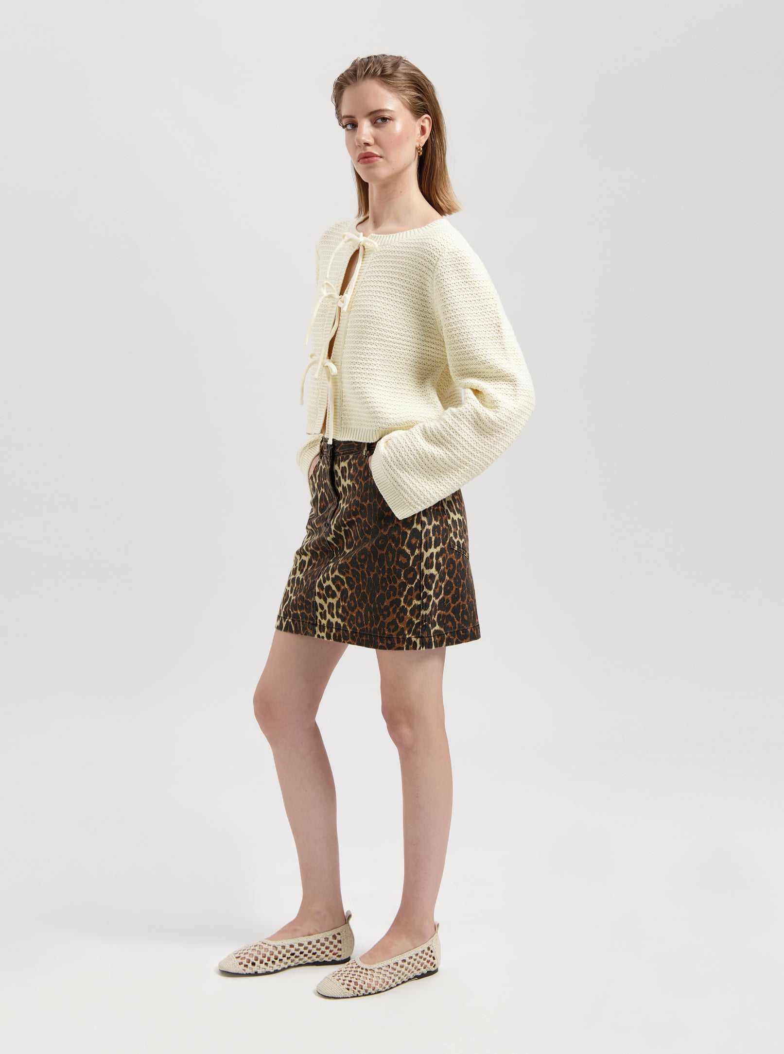 tina miniskirt Tina Mini Skirt - Grey