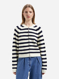 Lara Zip Cardigan - White