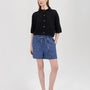 Rosa SS Polo Knit - Black