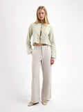 Georgie Tie Blouse - Green