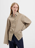 Ruby Oversized Blouse - Beige