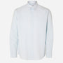 Regnew Linen Shirt LS Classic - Skyway