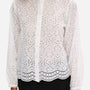 Tatiana Longsleeve Embr Shirt - Bright White
