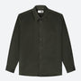 Collin Cord Loose Overshirt - Army Green