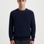 Boris Rib Crewneck - Navy