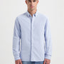 James Brushed Oxford Regular Shirt - Light Blue