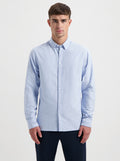 James Oxford Regular Shirt  - Blue