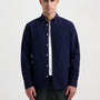 James Velveteen Regular Shirt N - Navy