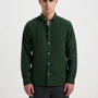 James Velveteen Regular Shirt - Dark Green