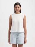 Jazzie Muslin Top - White