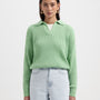 Layla Polo Neck Pull - Light Green