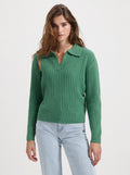 Mila Polo Pullover - Green