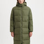 Millie Long Puffer Jacket - Green