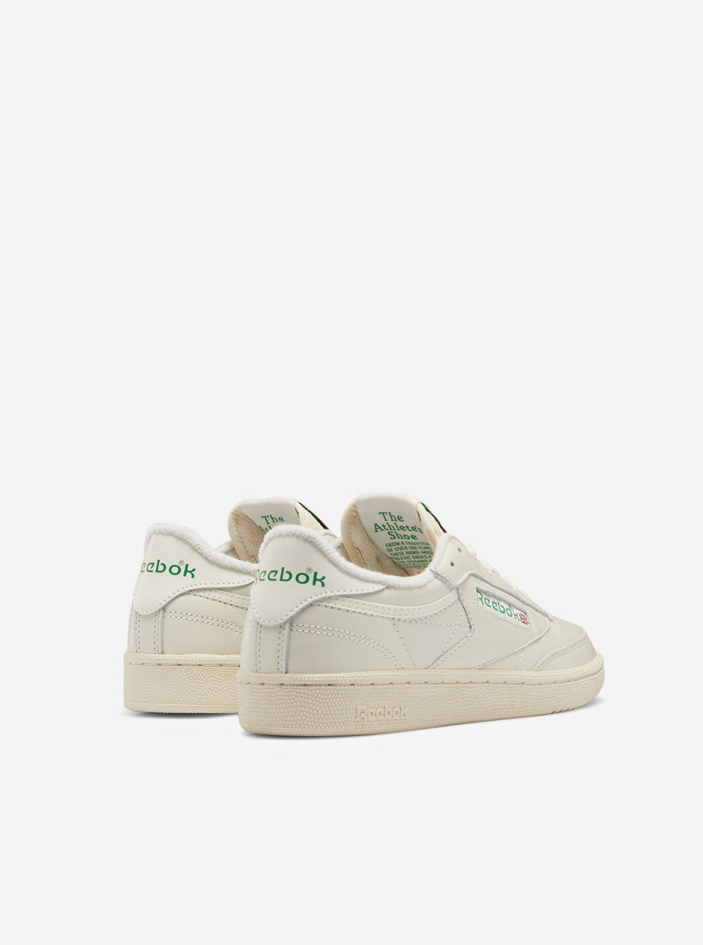 Club C 85 Vintage Shoes - Chalk Paperwhite Glen Green â WE ARE LABELS
