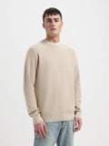William Structure Crewneck - Oatmeal Melange N