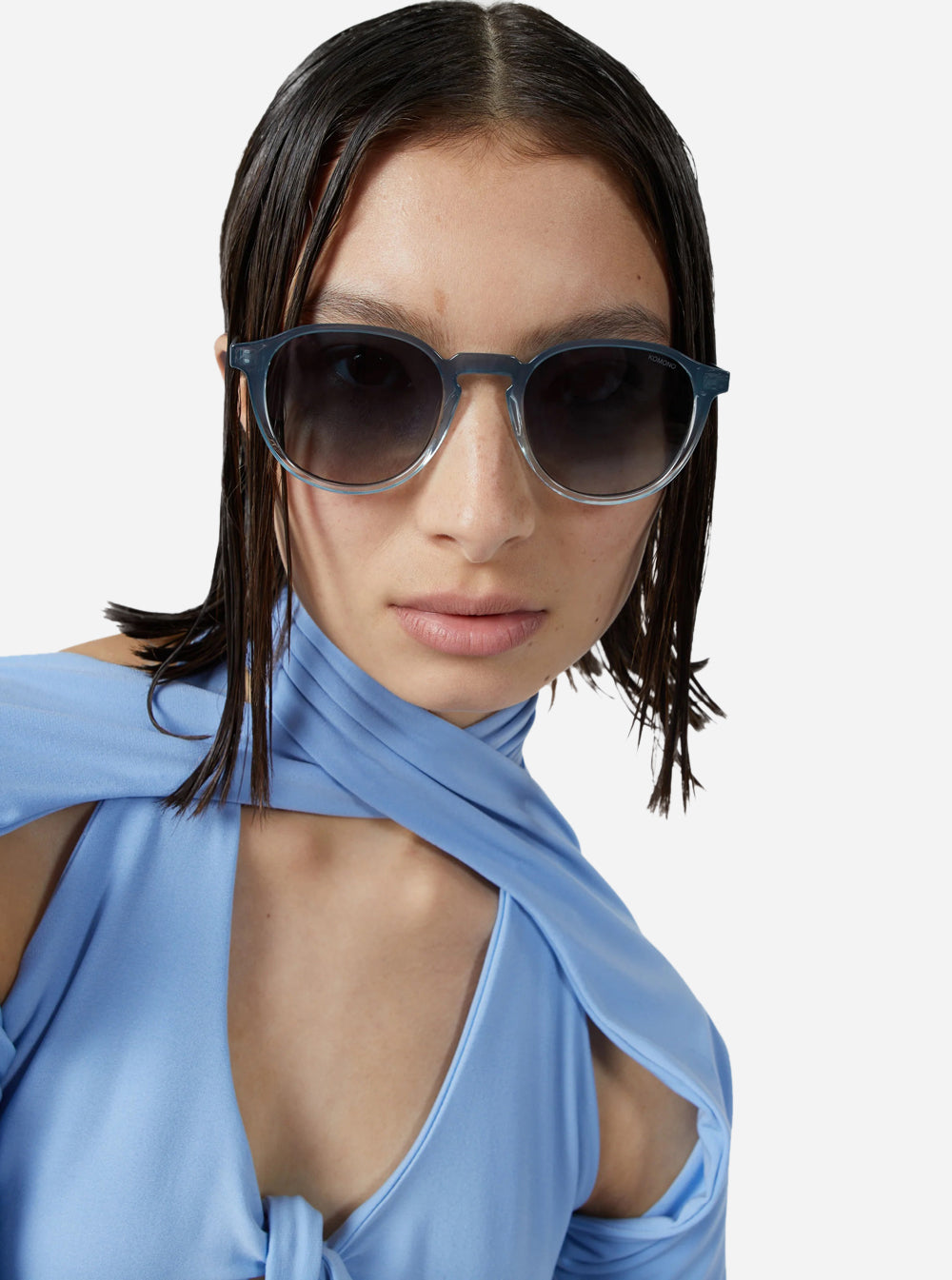 Liam Sunglasses Metal Underwater Silver