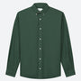 Andrew Poplin Loose Shirt - Dark Green