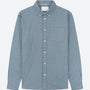 James Light Flannel Regular Shirt - Blue