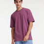 Louie Oversize Tee - Burgundy