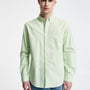 Andrew Oxford Loose Shirt - Light Green